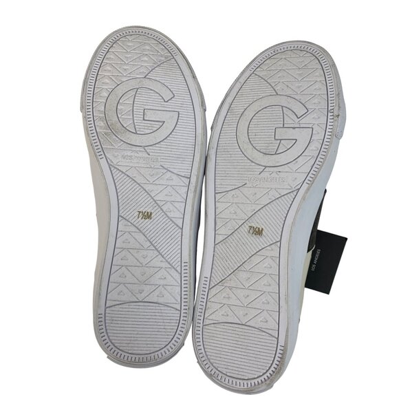 GBG G by Guess Los Angeles Tennis Shoe Fashion Monogram Size 7.5 low I6967 Bling - Picture 6 of 12